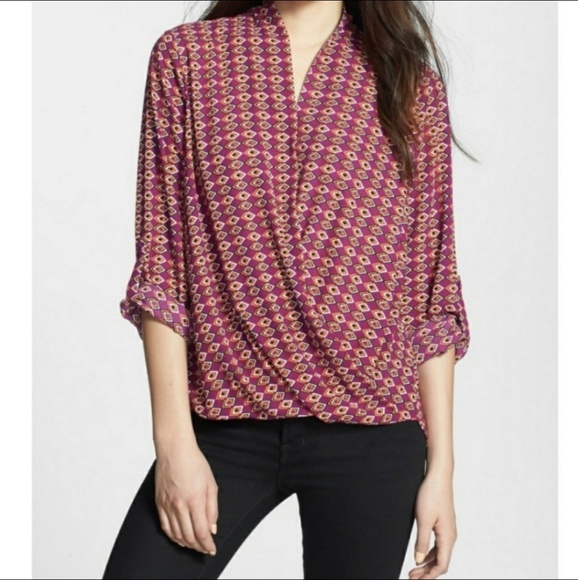 high low wrap top